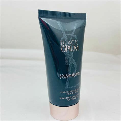 ysl black opium shimmering lotion